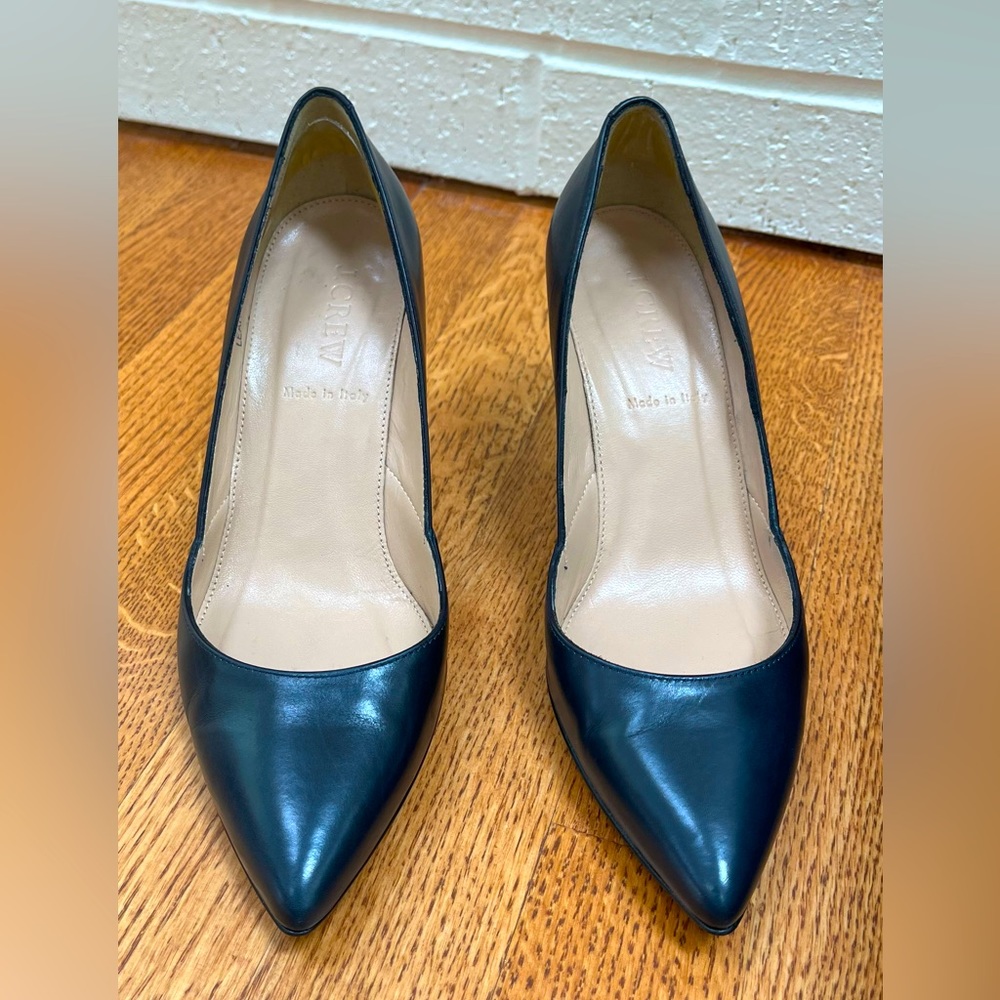 JCrew Valentina pumps, Dark Navy
